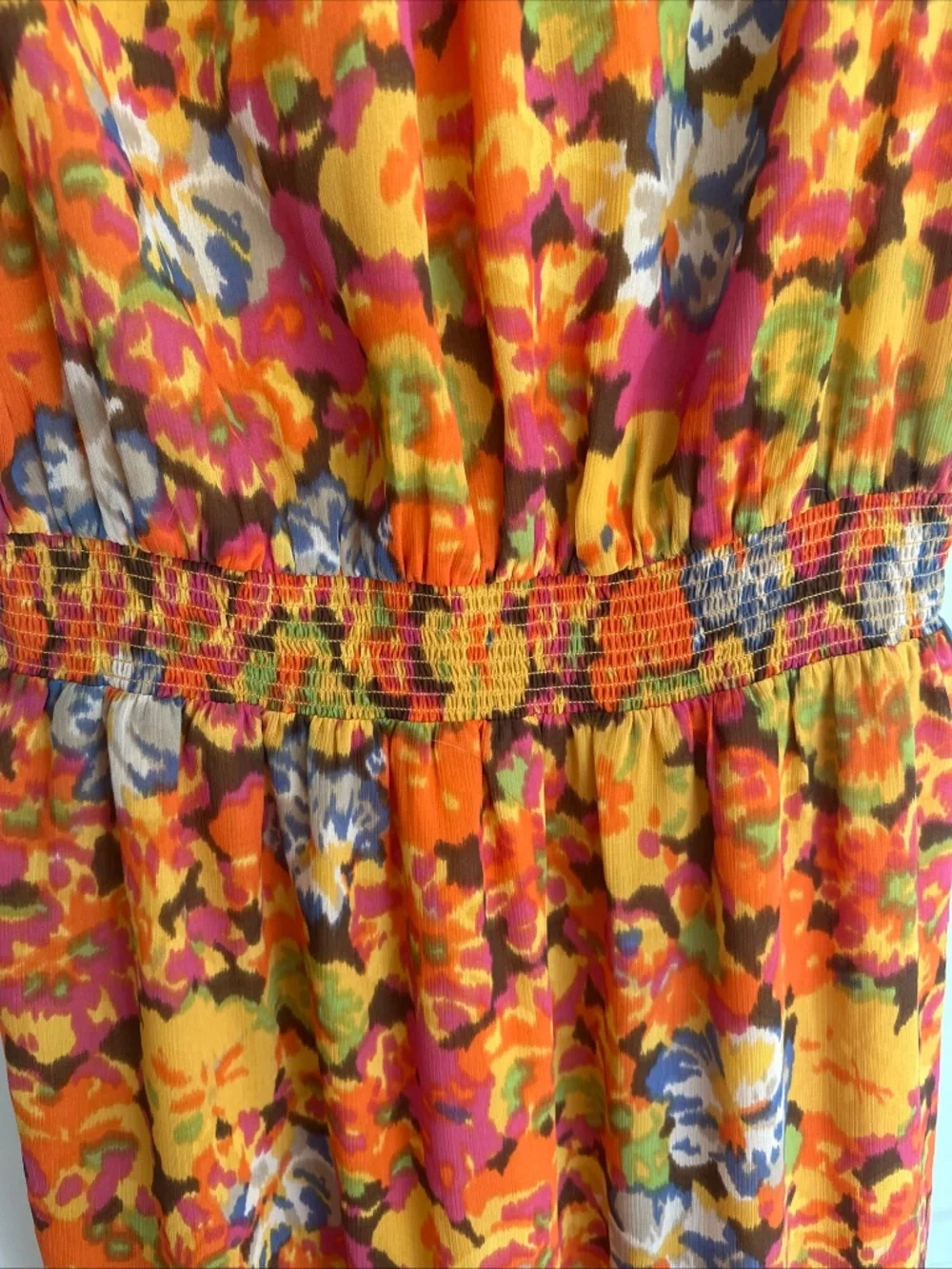 NWT JCrew Mutli color chiffon dress